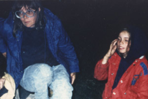 Александра Сазонова с дочерью Никой